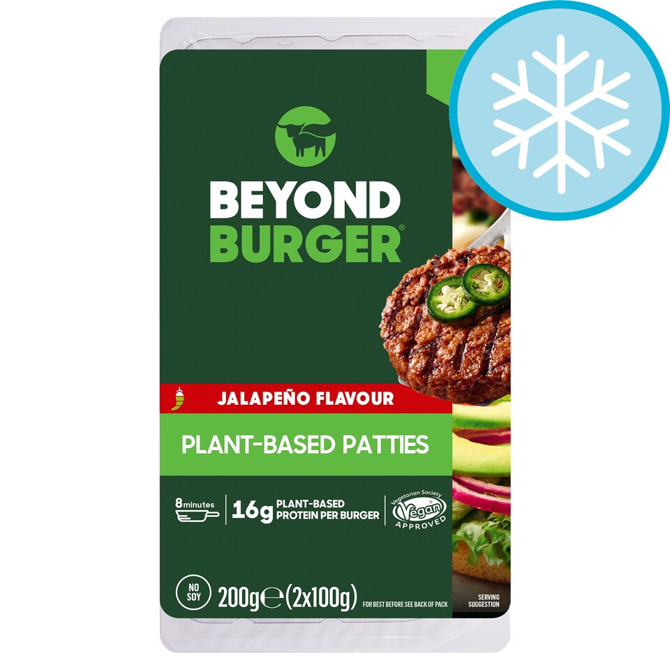 Beyond Burger Plant-Based Patties Jalapeno Flavour 2 x 100g