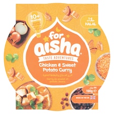 For Aisha Halal Chicken & Sweet Potato Curry 190G