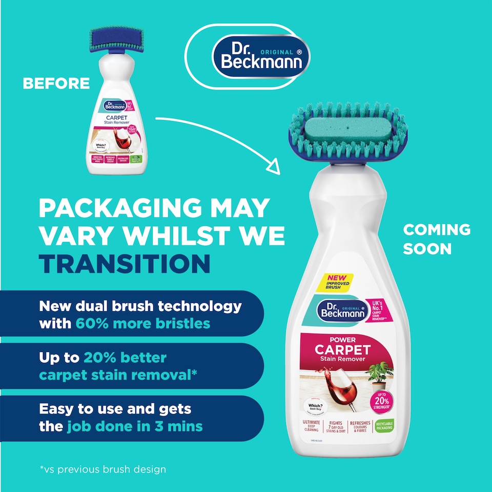 image 1 of Dr Beckmann Carpet Cleaner Brush 650Ml