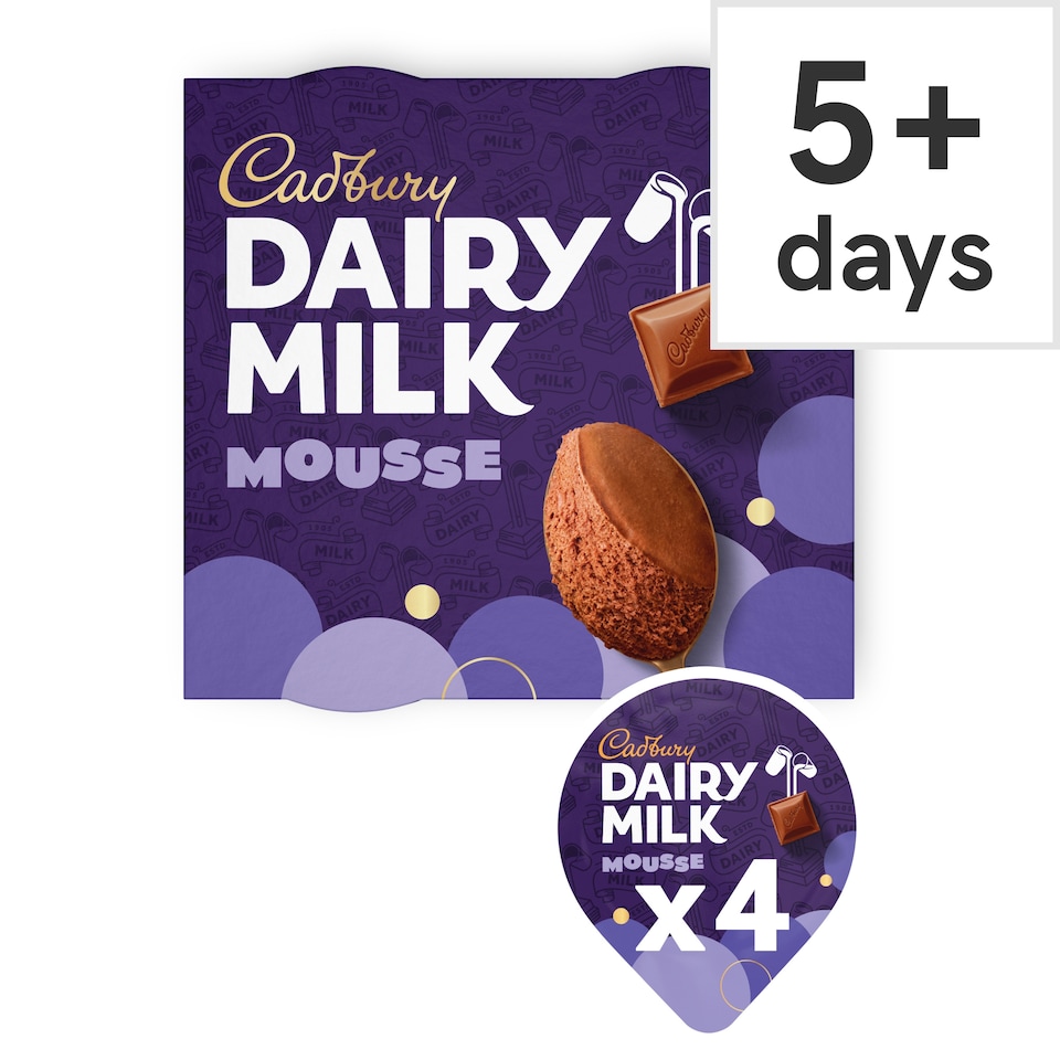 CADBURY DAIRY MILK MOUSSE 4x45g
