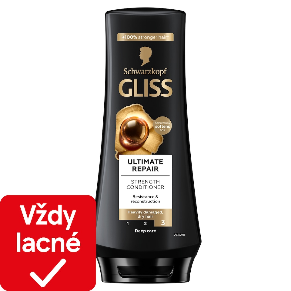 obrázok 1 z Schwarzkopf Gliss posilňujúci kondicionér Ultimate Repair 200 ml