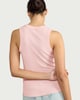 image 3 of F&F Cotton Rich Ribbed Vest in Pink