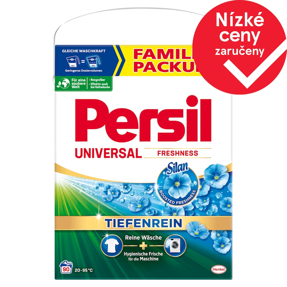 Obrázek 1 pro produkt Persil prací prášek Freshnes by Silan 90 praní