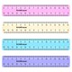 image 1 of Erich Krause Pastel Rulers, 15 cm, Mix of Colors