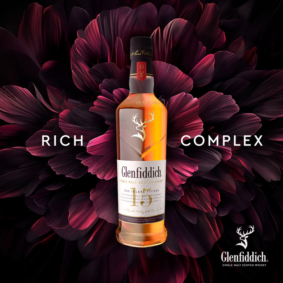 image 1 of Glenfiddich 15 Year Old Single Malt Scotch Whisky 70cl