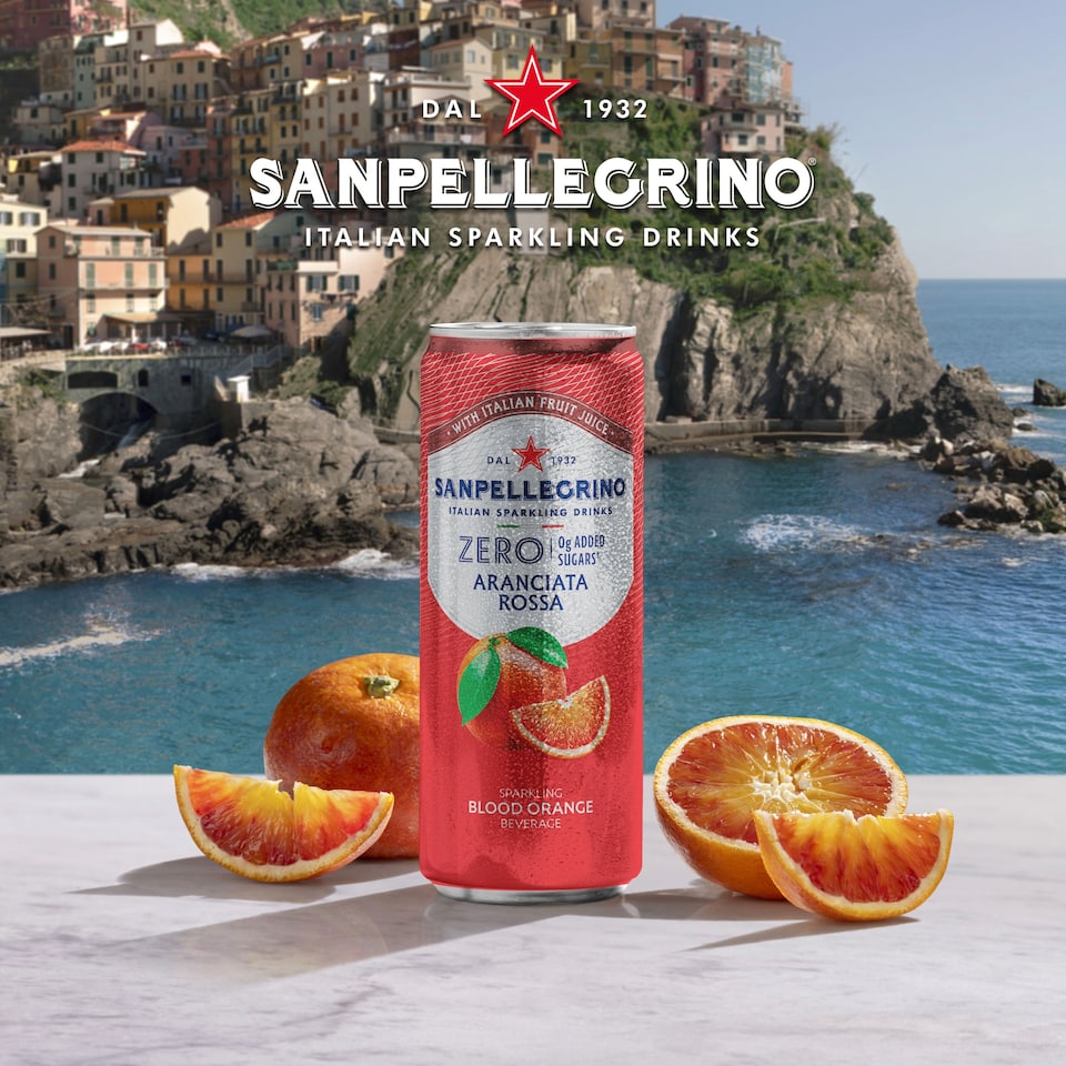 image 1 of San Pellegrino Sparkling Zero Blood Orange 6x330ml