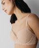 image 3 of F&F 2-Pack Lace Trim Wired T-Shirt Bras in Nude