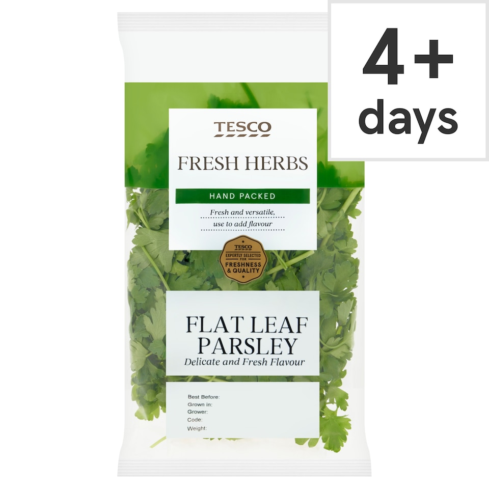 Tesco Fresh Herbs Flat Parsley 37G