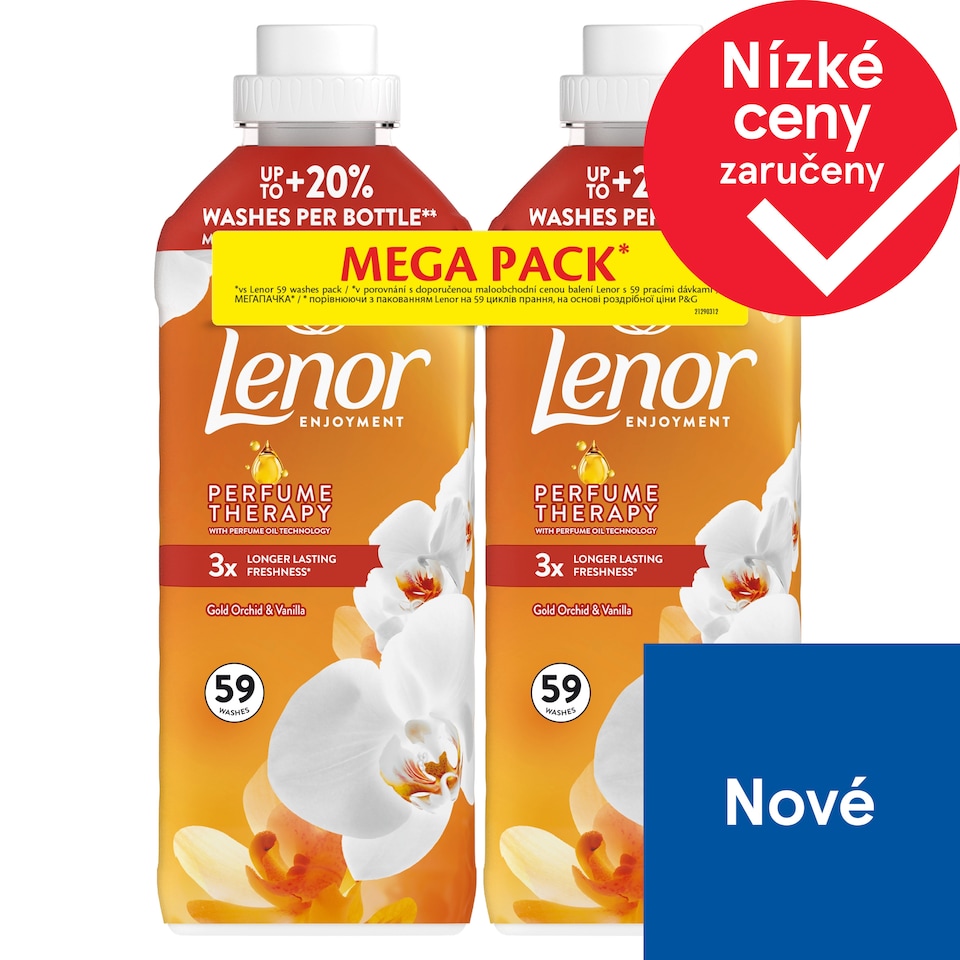 Obrázek 1 pro produkt Lenor Aviváž  118 Praní, Orchid & Vanilla