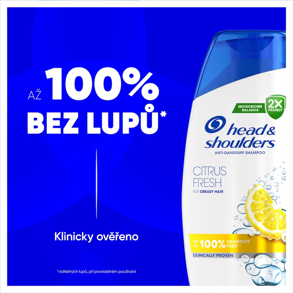 Obrázek 1 pro produkt Head & Shoulders Citrus Fresh Šampon proti Lupům Mastné Vlasy 800 ml, Pump. Každ. Použ