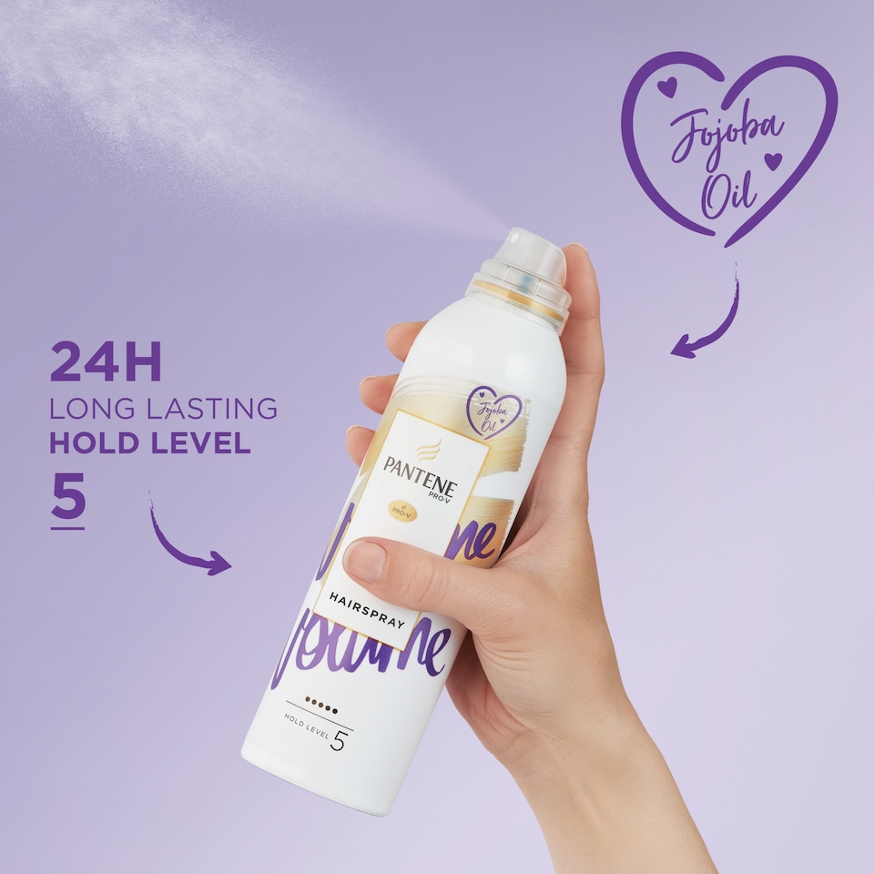 image 1 of Pantene Perfect Volume Hairspray 250Ml