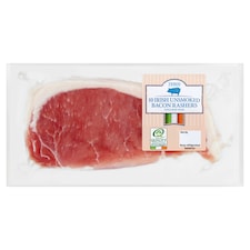 Tesco 10 Unsmoked Irish Bacon Rashers 411G