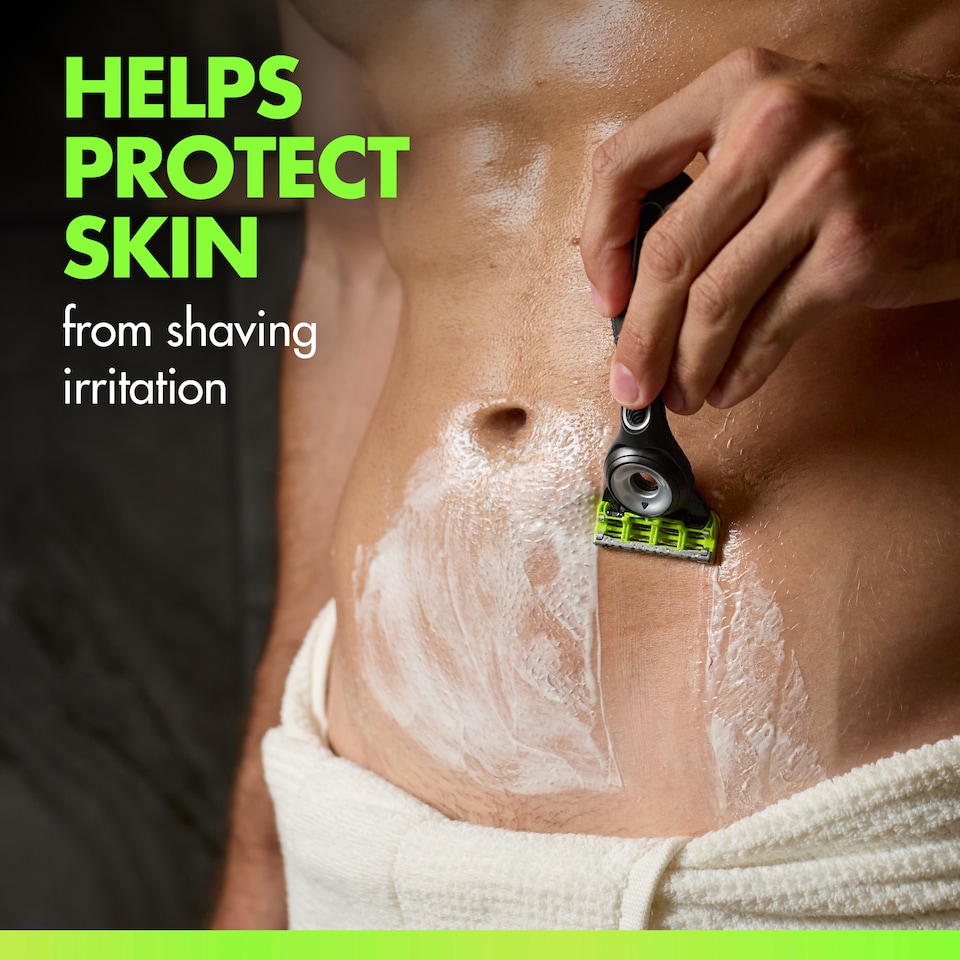 image 1 of Gillette Labs Body + Intimate 2-in-1 Body Shave Cream and Cleanser 177ml