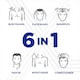 image 3 of Sanex Men Skin Health Sensitive Care 6 in 1 Shower Gel 400ml