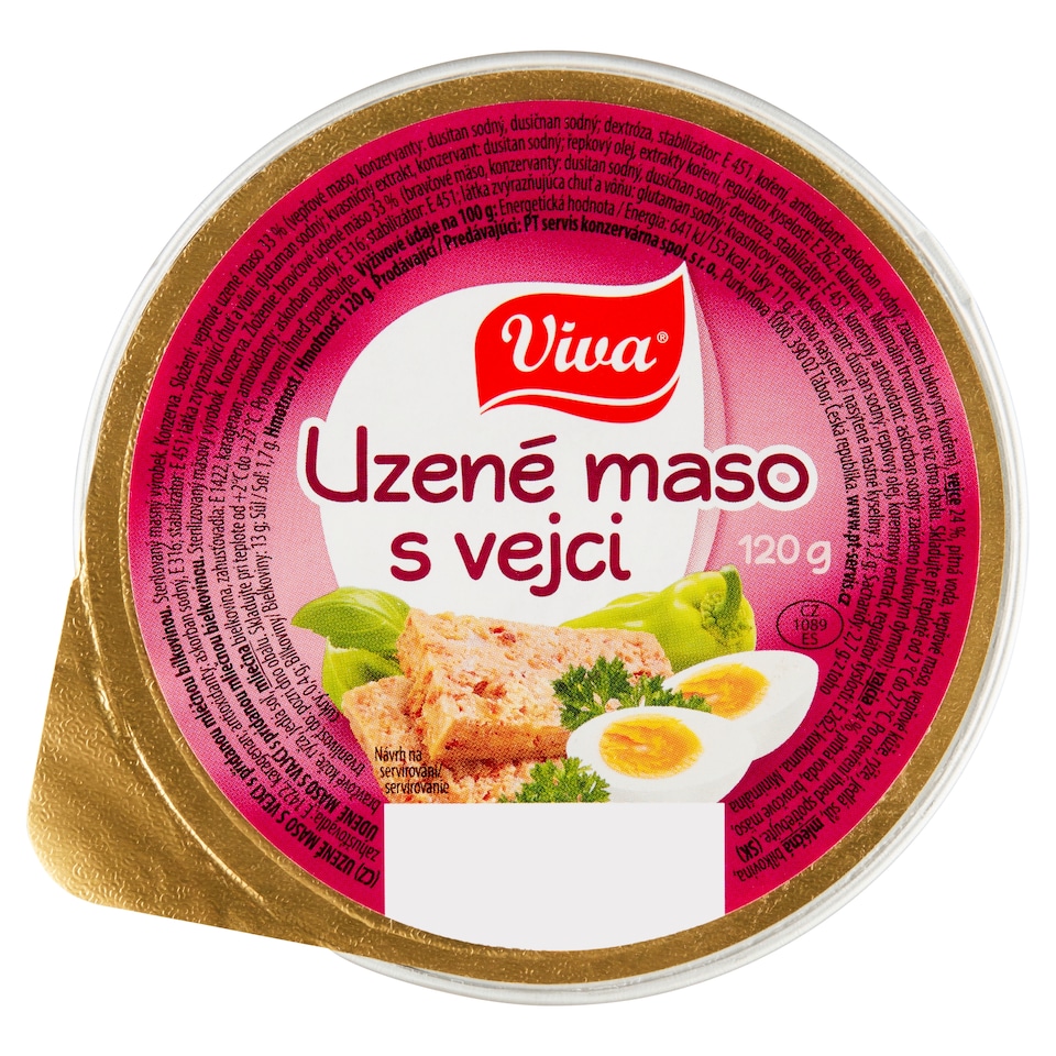 Viva Smoked Meat with Eggs 120g