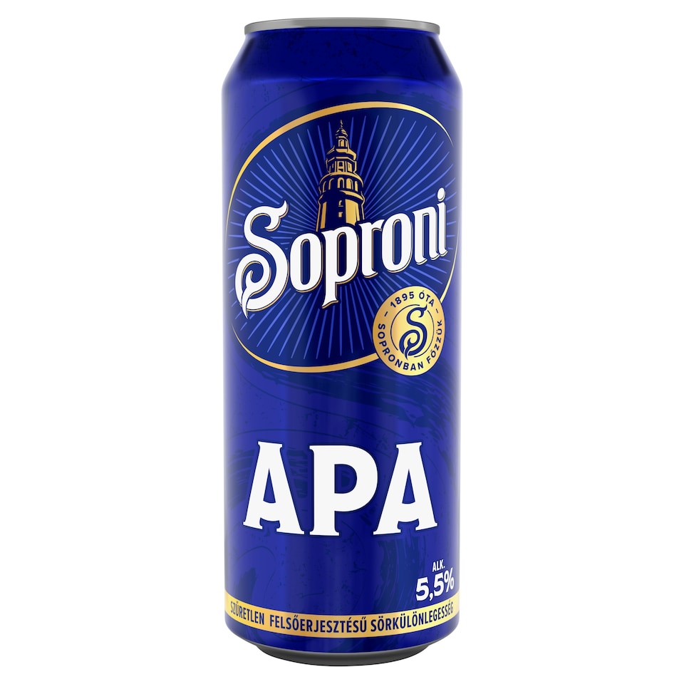 Soproni APA Unfiltered Top-Fermented Beer Speciality 5,5% 500 ml