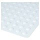 image 3 of F&F Home Rubber Bubble Bath Mat White