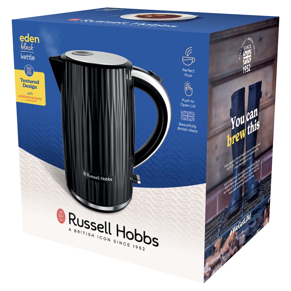 image 1 of Russel Hobbs Eden Kettle Black