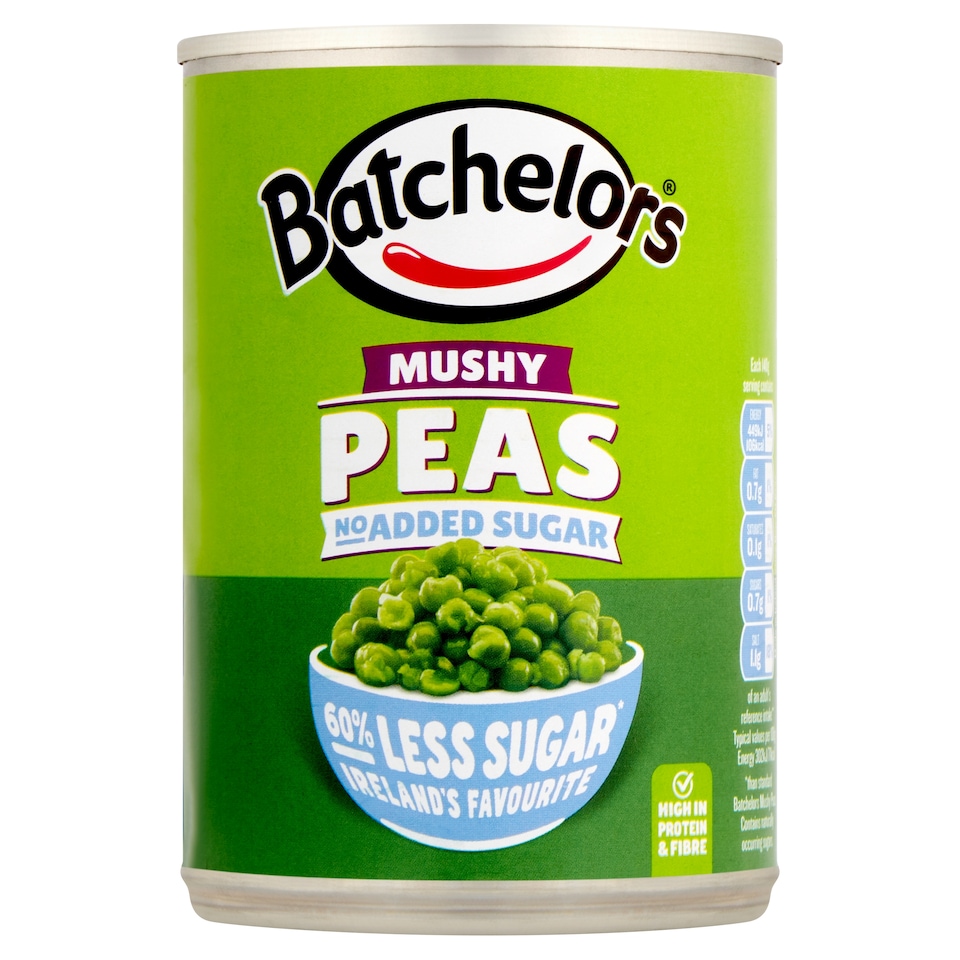Batchelors Mushy Peas No Added Sugar 420G