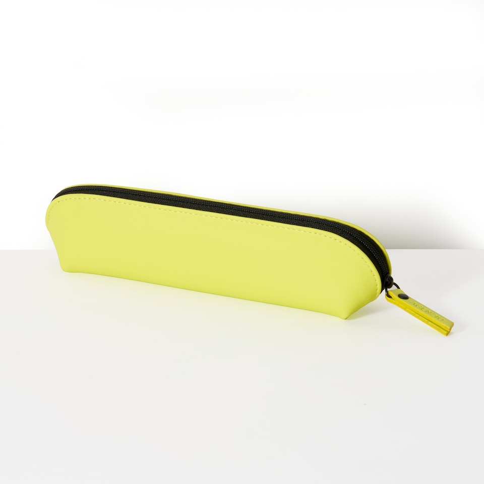 image 1 of Paperchase Agenzio Lime Pencil Case