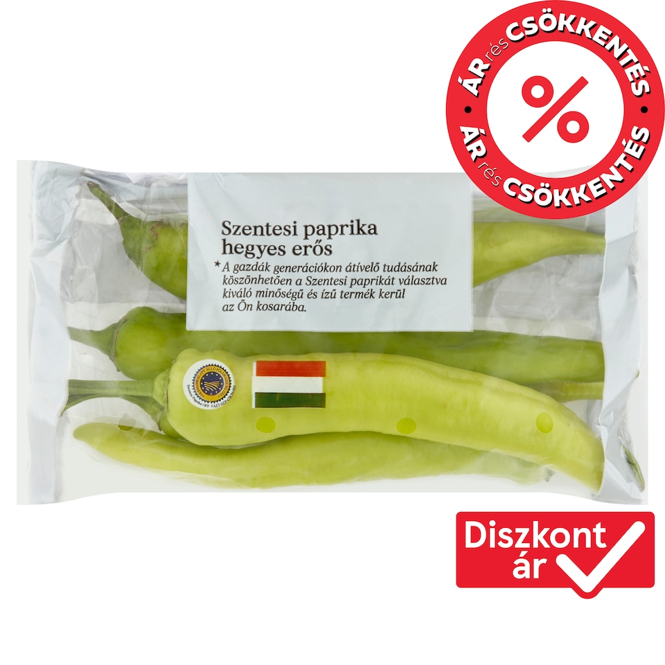 Tesco Finest szentesi hegyes erős paprika 5 db