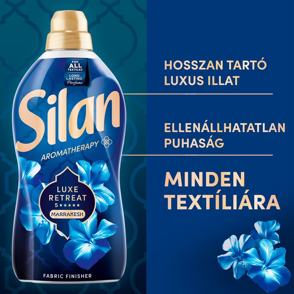Silan Aromatherapy Luxe Retreat Marrakesh textilöblítő koncentrátum 126 mosás 2772 ml  1. kép