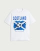 image 4 of F&F Pure Cotton Scotland T-Shirt in White