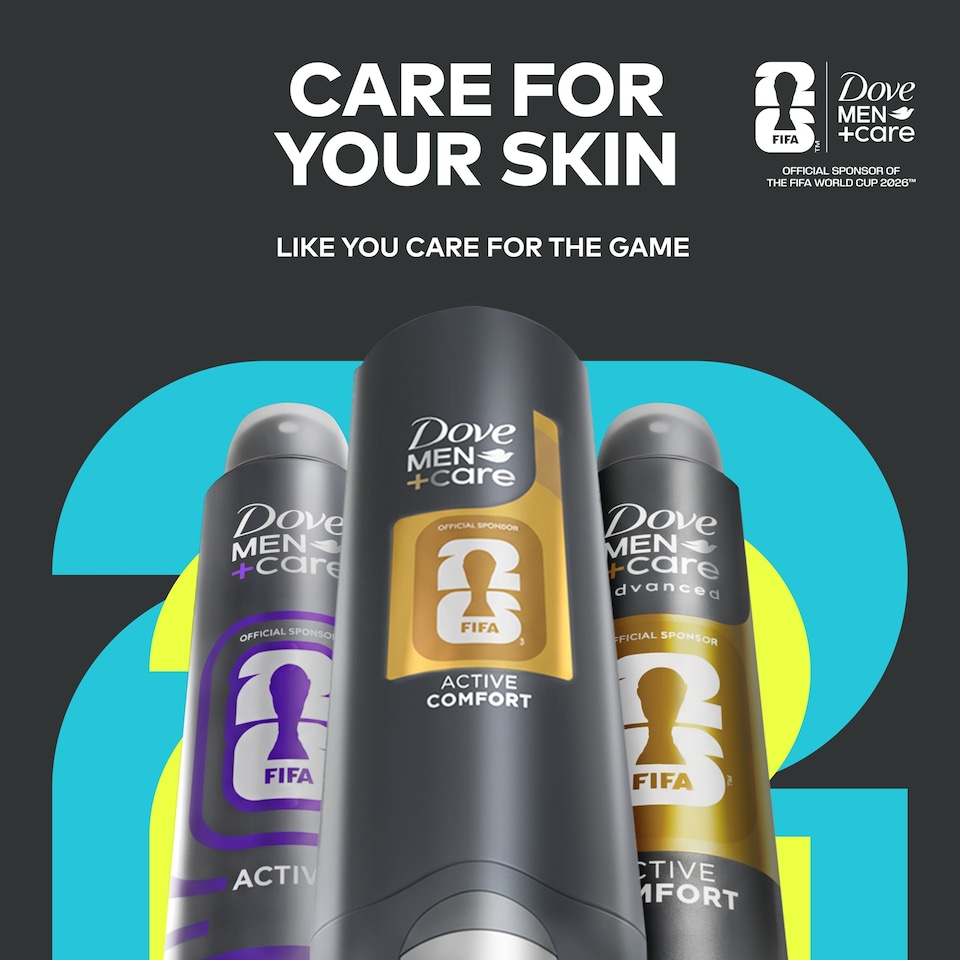 image 1 of Dove Men+Care Active Comfort 72h Antiperspirant Deodorant 200ml