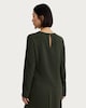 image 3 of F&F Draped Metal Buckle Long Sleeved Co-ord Top in Khaki