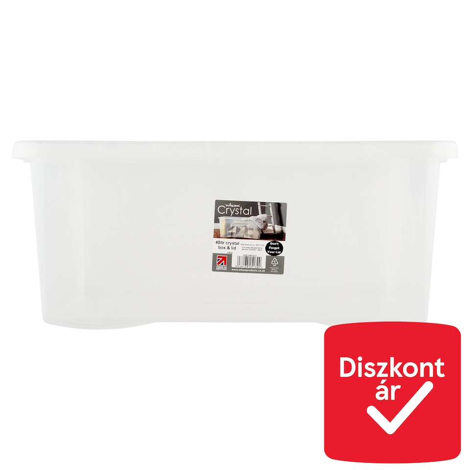 Wham Crystal doboz és fedél 45 l   1. kép