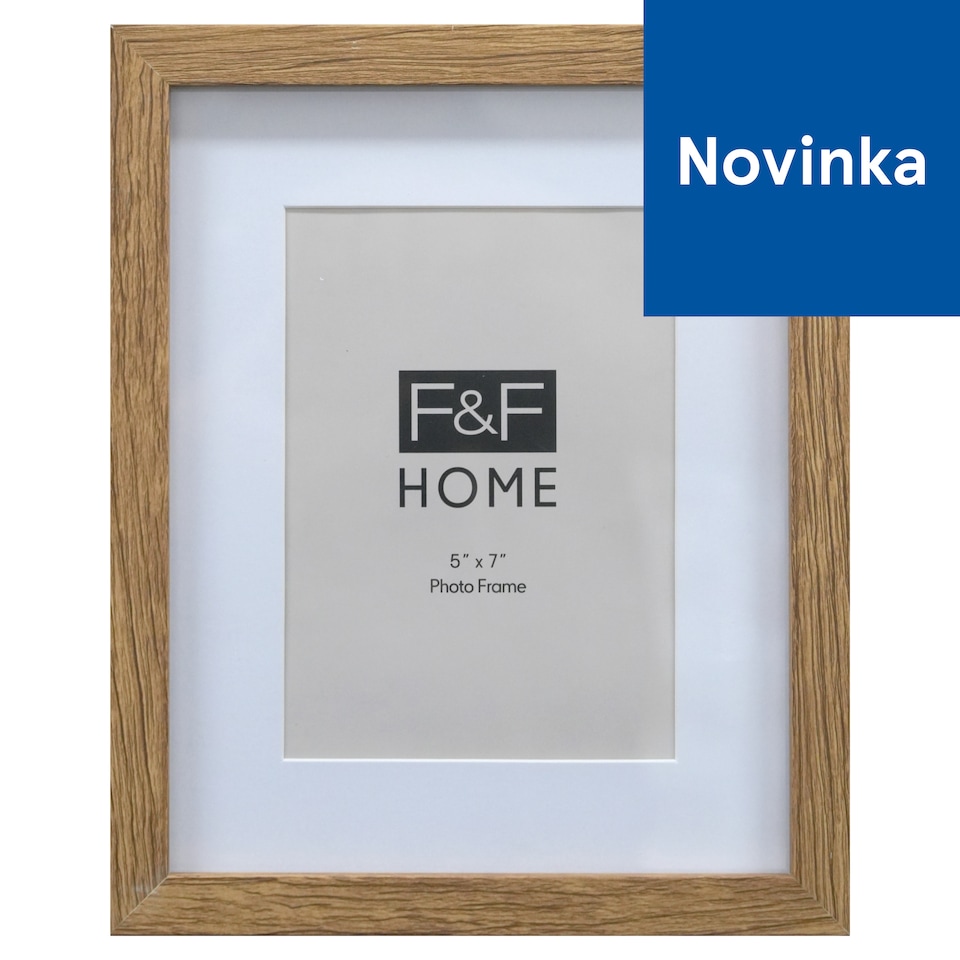 F&F Home Frame Mango Wood rámik 13 x 18 cm