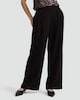 image 1 of F&F Velvet Wide Leg Trousers in Brown