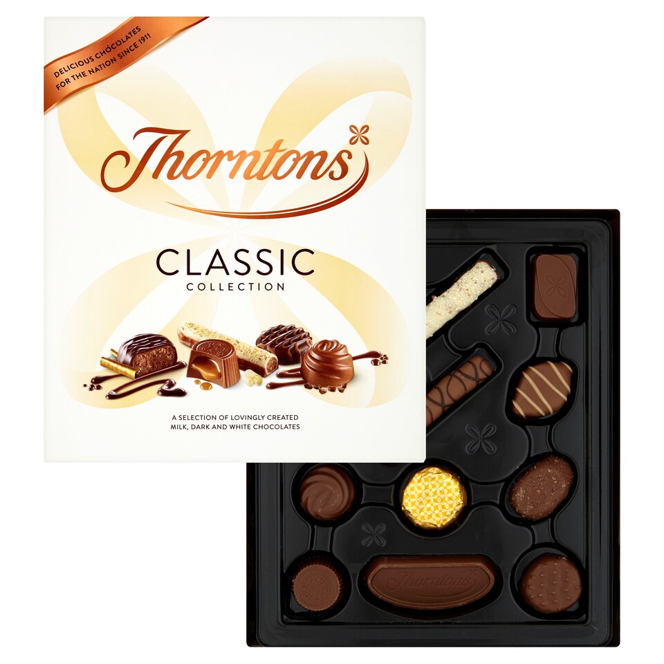 image 1 of Thorntons Chocolate Classic Milk Dark White 248G