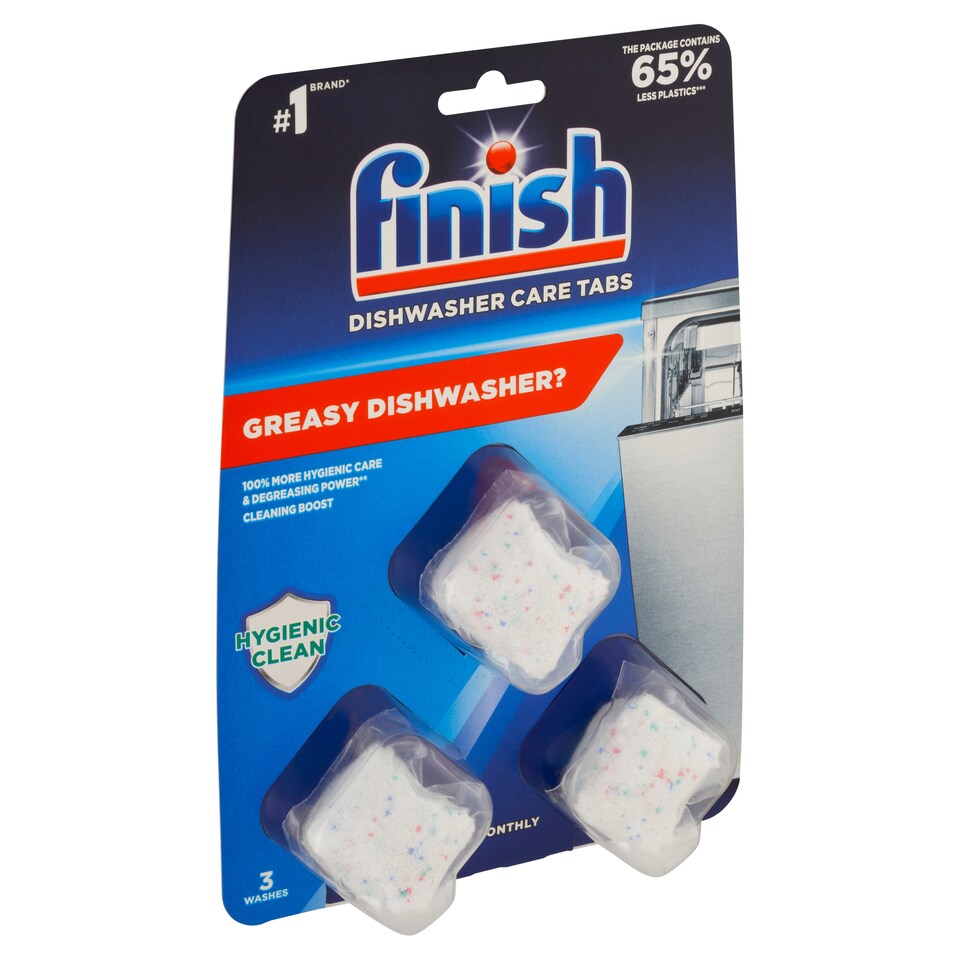 image 1 of Finish Dishwasher Care Tabs 3 x 17 g (51 g)