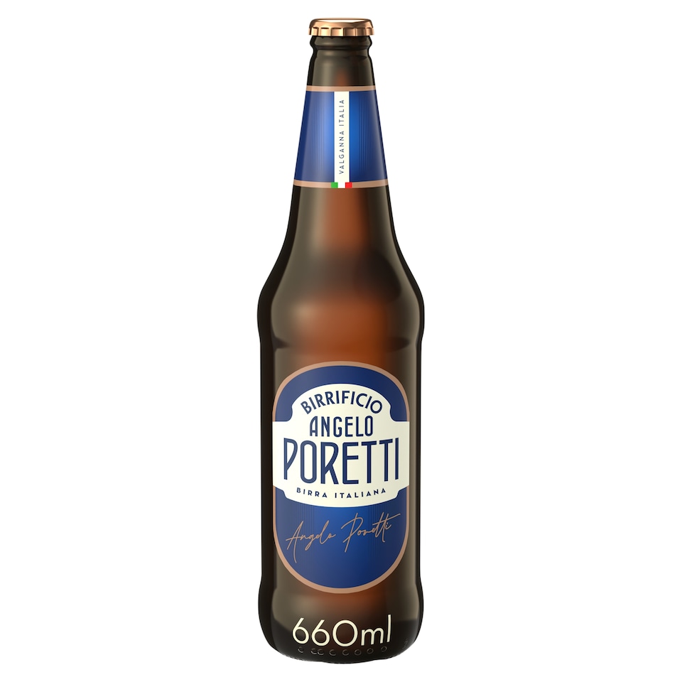 image 1 of Angelo Poretti Premium Italian Lager Beer Bottle 660ml
