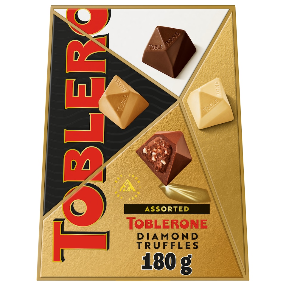 TOBLERONE TRUFFLES ASSORTED 180G