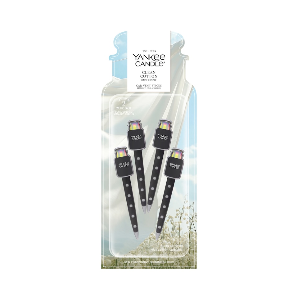 image 1 of Yankee Candle Clean Cotton Vent Car Air Freshener