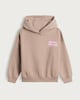 image 5 of F&F Girls Cotton Rich Athletic Collection Hoodie in Tan