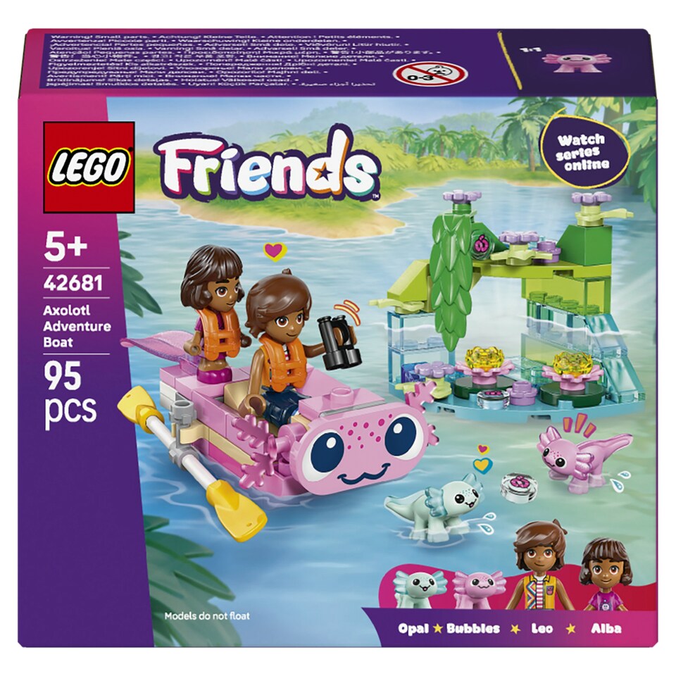 image 1 of LEGO Friends 42681 Axolotl Adventure Boat