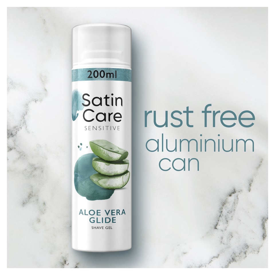 image 1 of Satin Care Sensitive Aloe Vera Glide Shaving Gel 200ml
