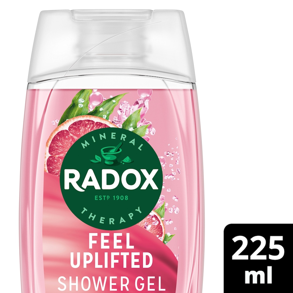 image 1 of Radox Grapefruit & Ginger Feel Uplifted Shower Gel Body Wash 225ml