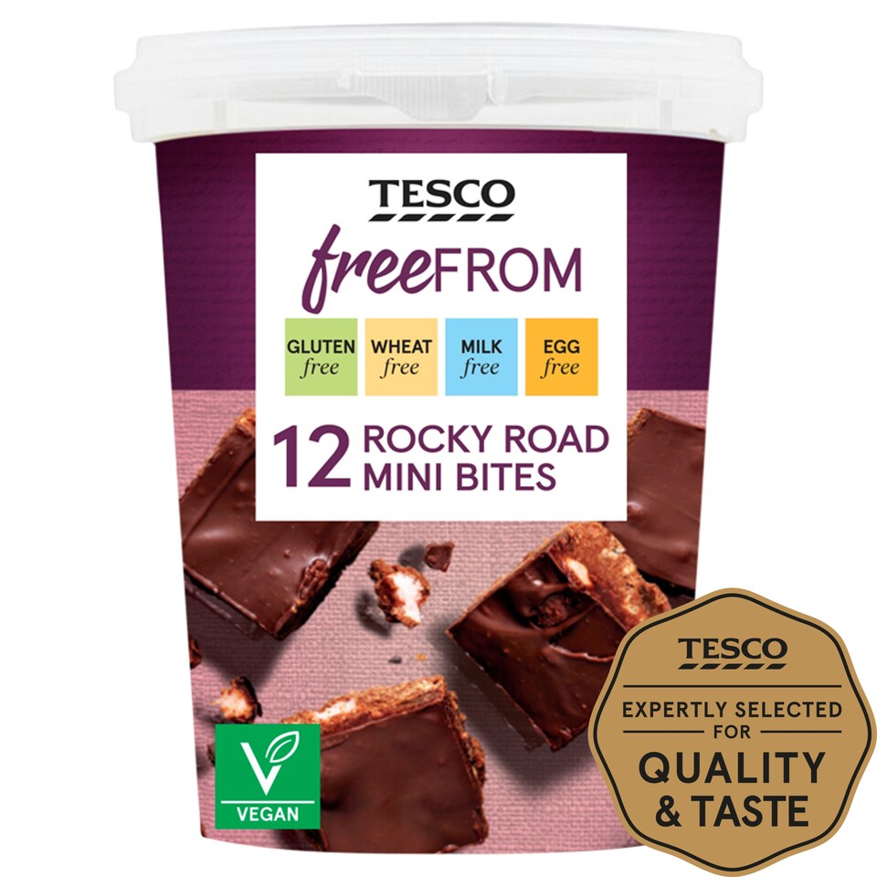 Tesco Free From 12 Rocky Road Mini Bites
