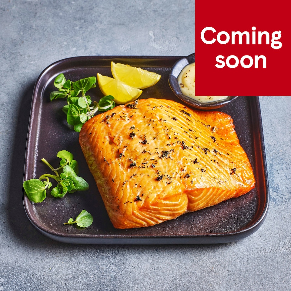 57. Tesco Finest Smoked Prime Salmon with Hollandaise Sauce 585g (Serves 4)