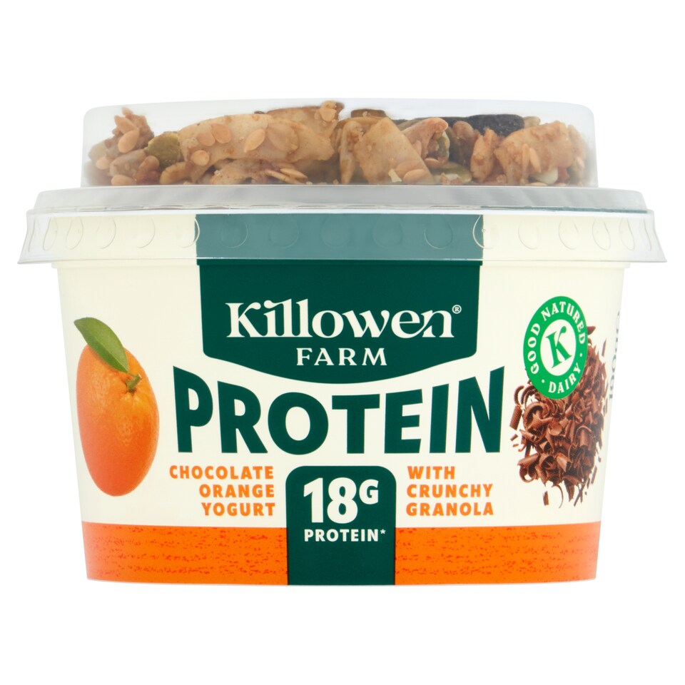 Killowen Farm Protein With Granola Chocolate Orange 190g