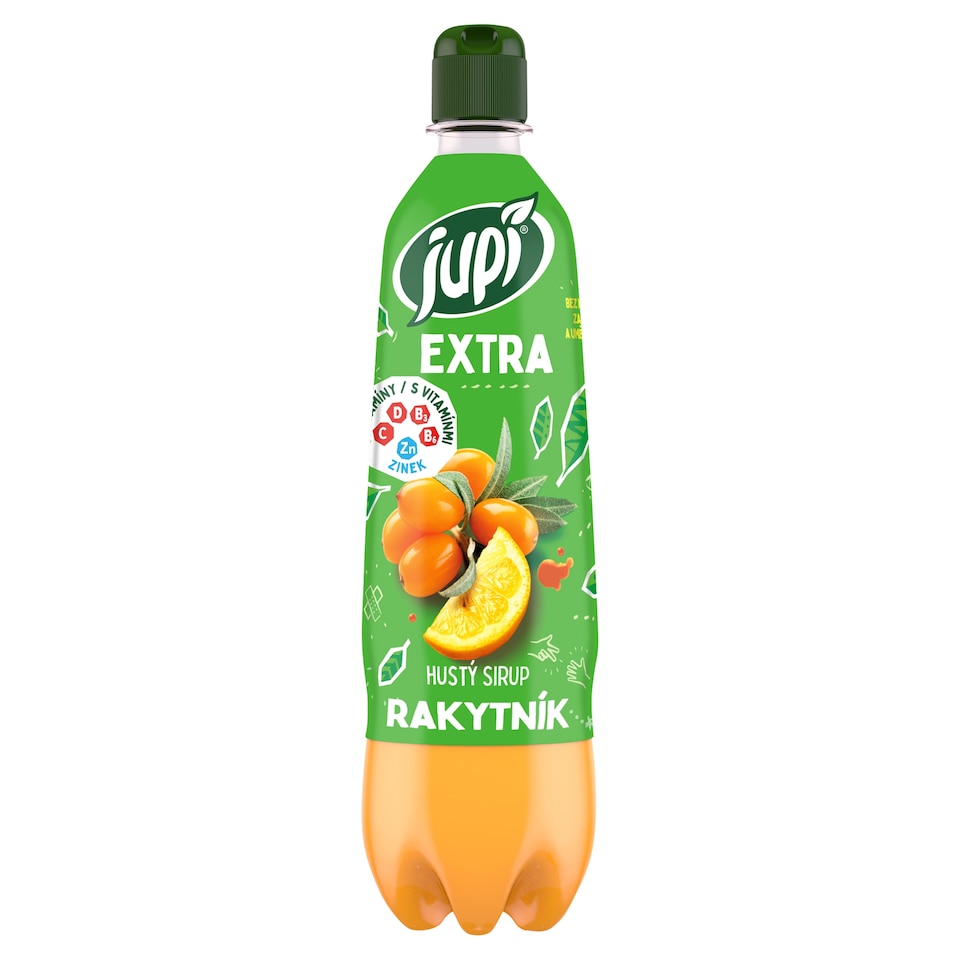 Jupí Extra Thick Sea Buckthorn Syrup 0.7L