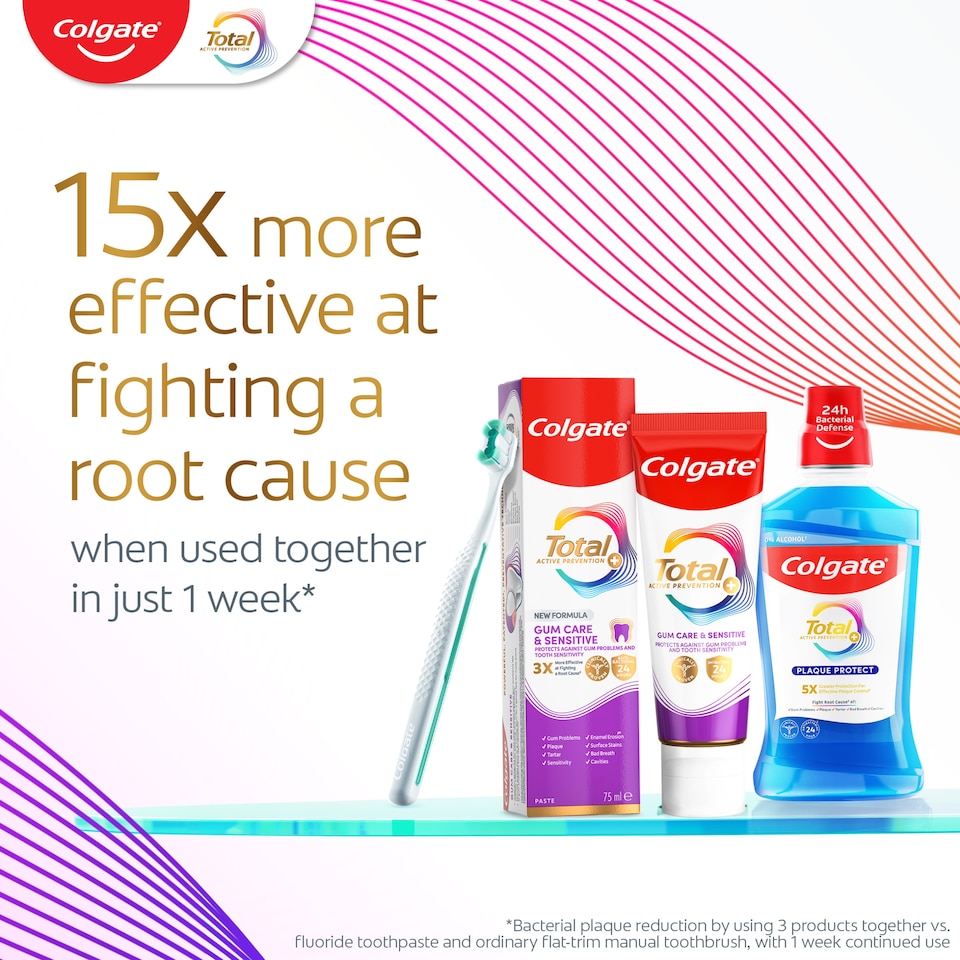 image 1 of Colgate Total Active Prevention+ Gum Care & Sensitive Toothpaste 75ml