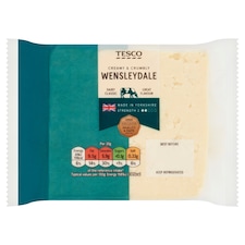 Tesco Wensleydale Cheese 220G