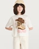 image 3 of Johnny Cash Pure Cotton Slogan T-Shirt in Cream