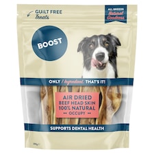 Boost Natural Treats Beef Strips for Dog 200g