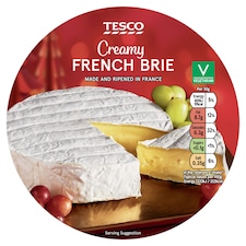 Tesco Creamy French Brie 500g